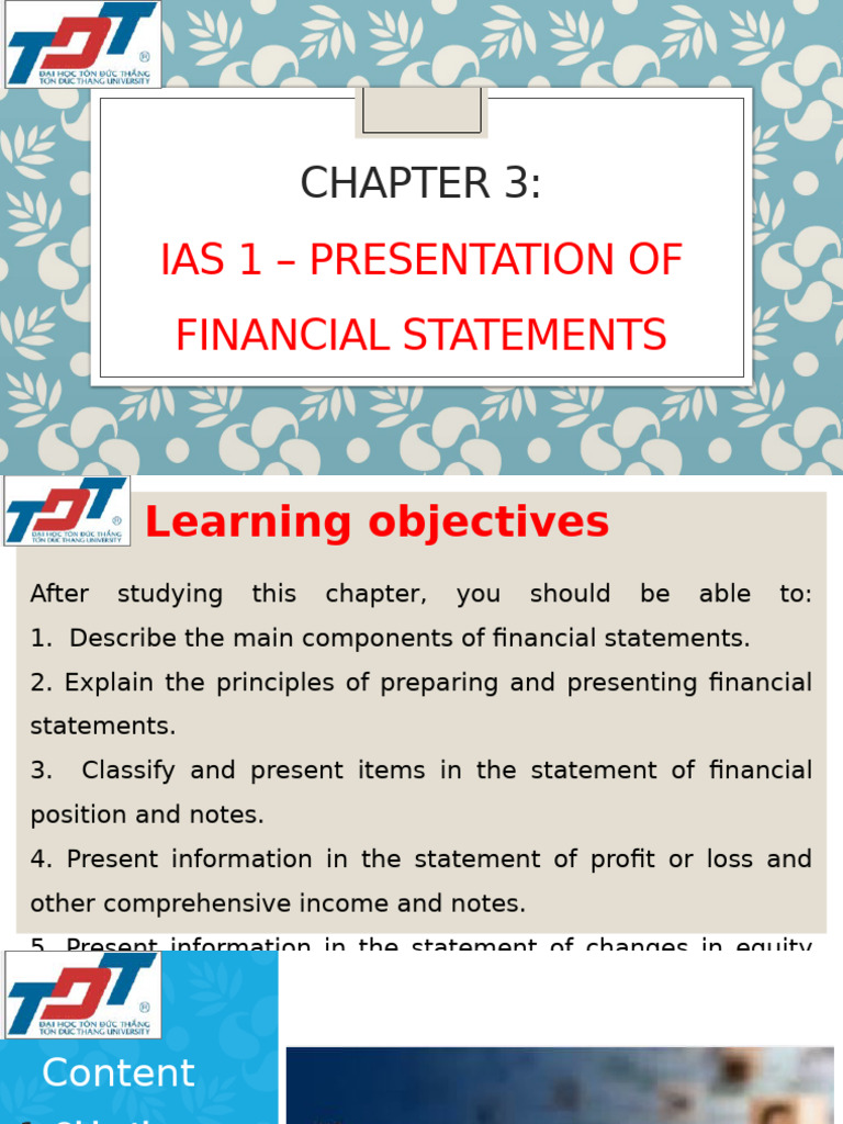 Chapter 3 - IAS1 - Presentation of Financial Statements - Tú Anh ...