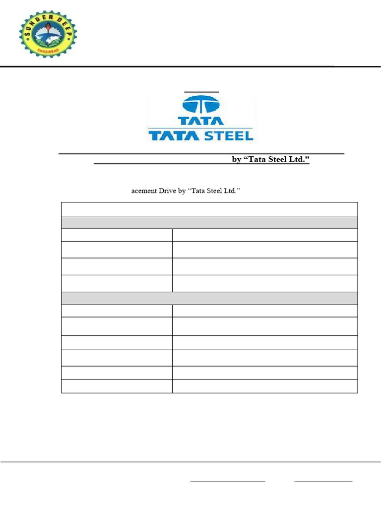 Notice-Tata Steel | PDF