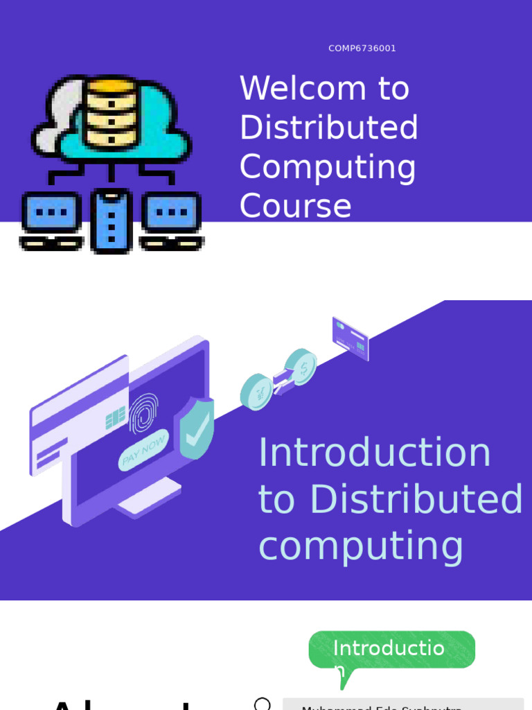 Welcome to distributed computing course pdf