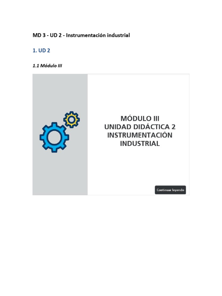 Instrumentación Industrial | PDF
