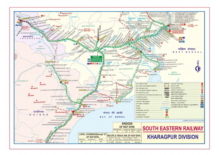 SER KGP Division Map 2022 | PDF
