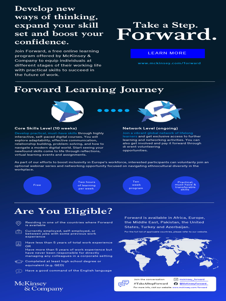 McKinsey Forward Program Overview | PDF | Learning | Career & Growth