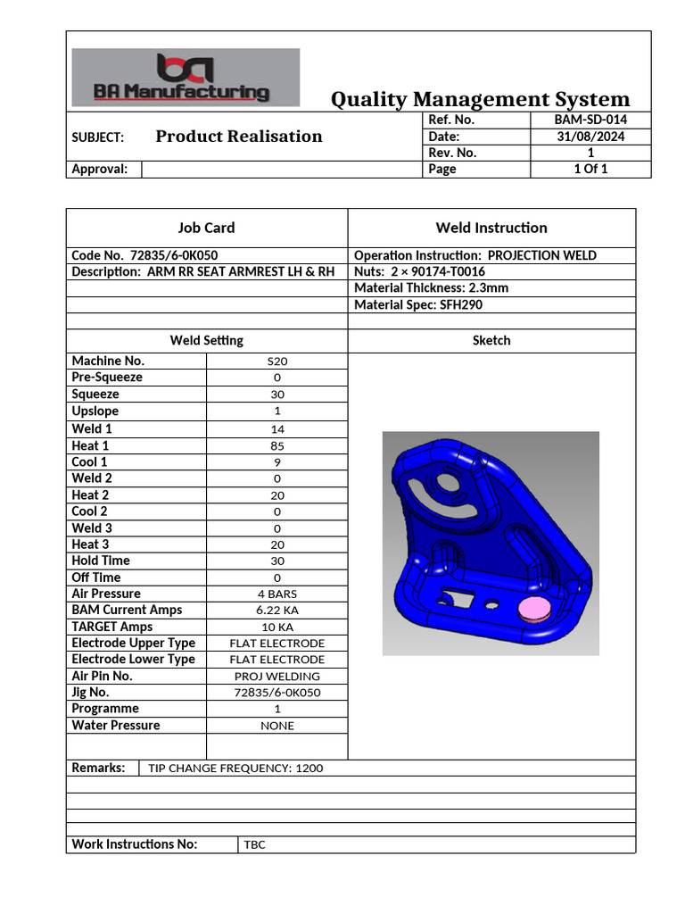 72835&6 - 0K050 Welding Report.. | PDF