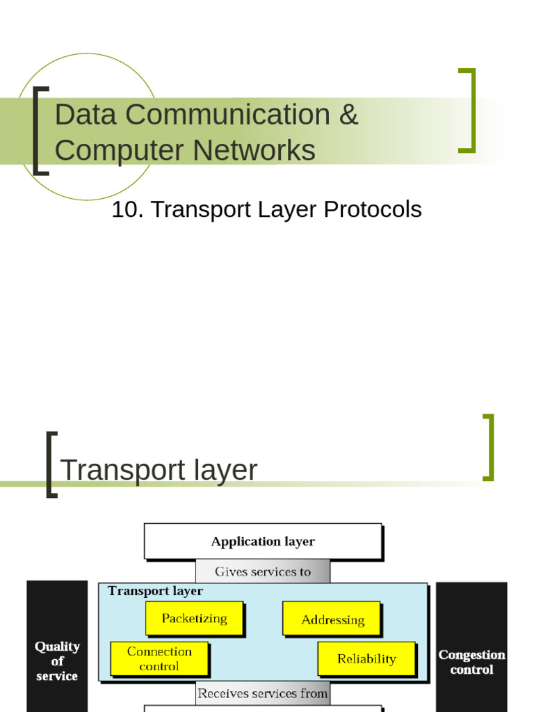 12 - Transport Protocols | PDF
