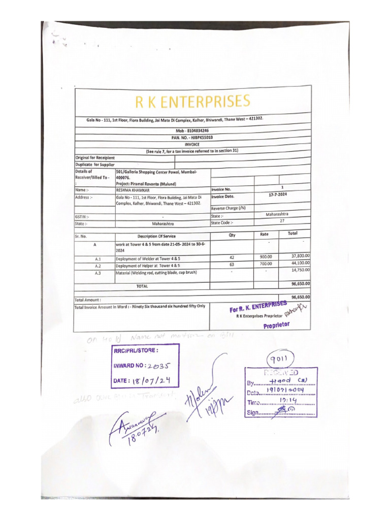 R K Enterprises | PDF