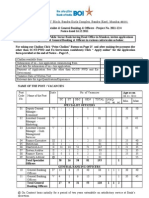 Bank of India Recruitment of General Banking Officers and Specialist Officer