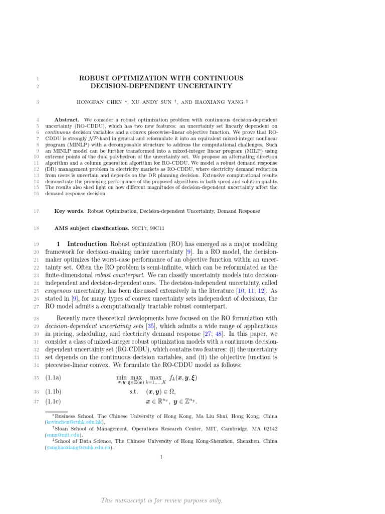 Decision Dependent | PDF