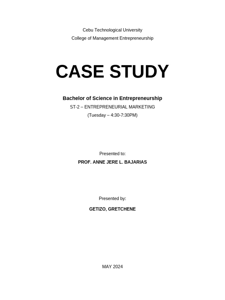 Case Study | PDF