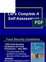 USDA Workshop Food Security Checklist