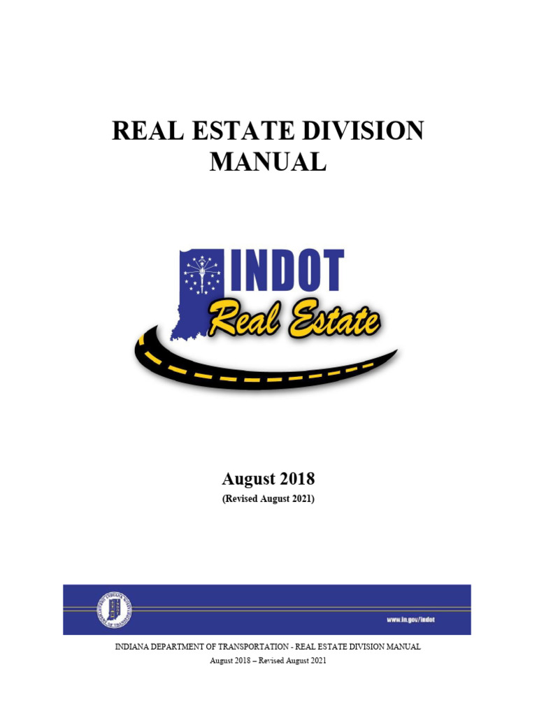 Real Estate Manual - August.2021 | PDF