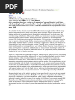 Organic Farming - A Solution Essay