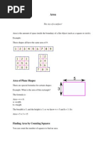 Area Calculation Using Grid Method | PDF | Area | Triangle