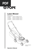 Pope Lawn Mower (101PM2375,101PM45,101SPM45,101PM450) - User Guide