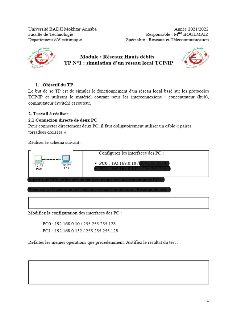 TP1 RHD | PDF