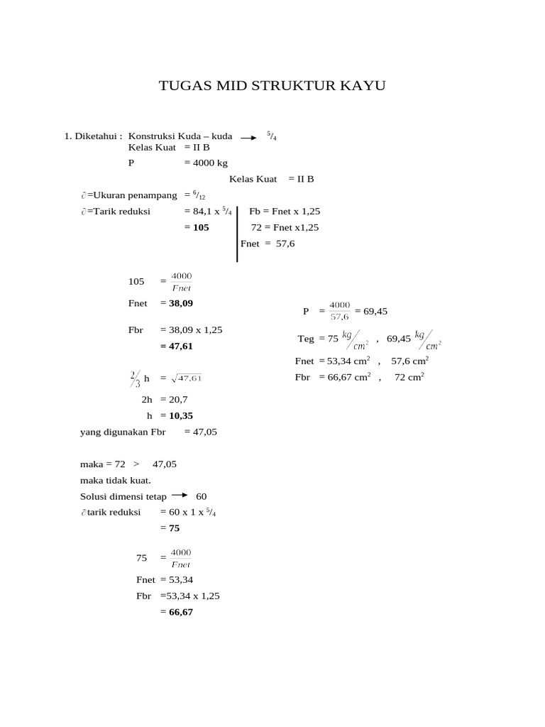 Tugas mid struktur kayu pdf