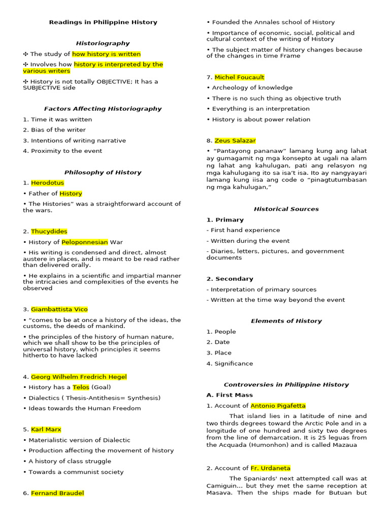 Readings in Philippine History | PDF