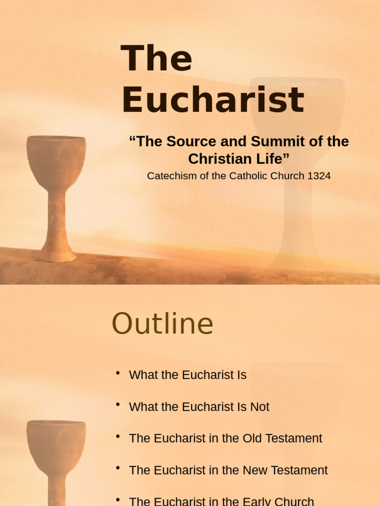The Eucharist Pdf