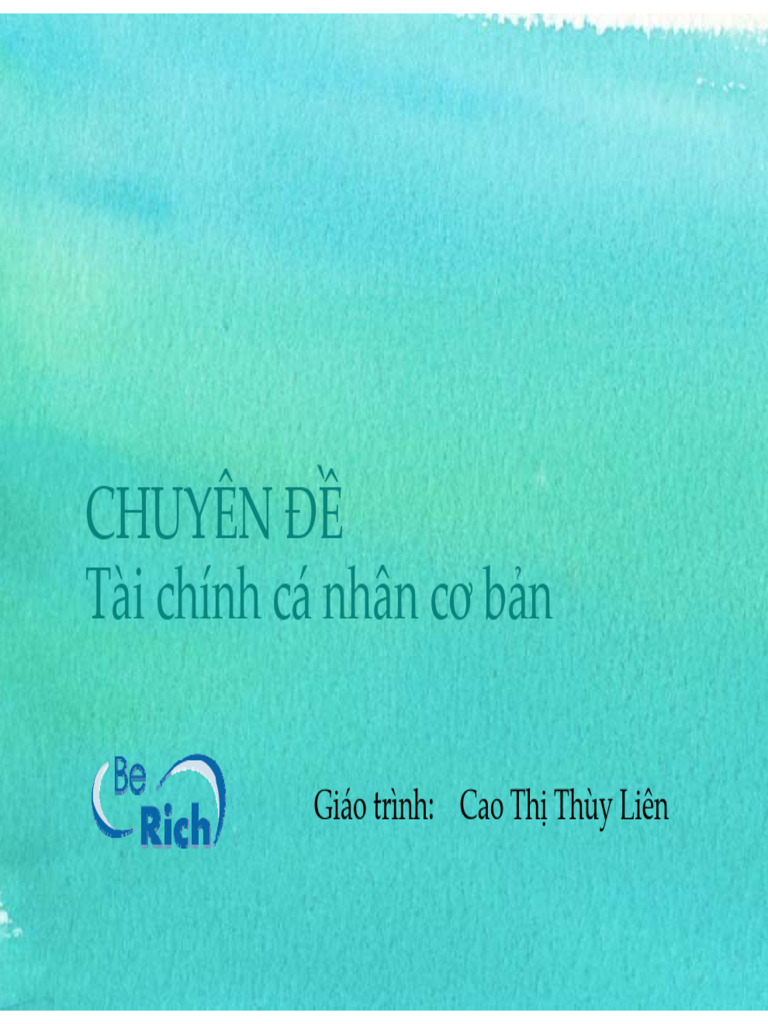 Ky nang mem cao thi thuy lien 12 tai chinh ca nhan co ban