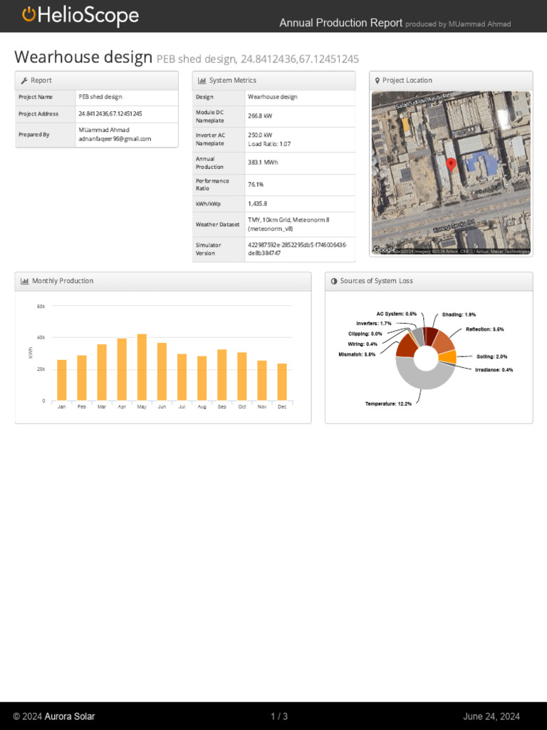 Solar Shed Design Production Report | PDF | Power (Physics ...
