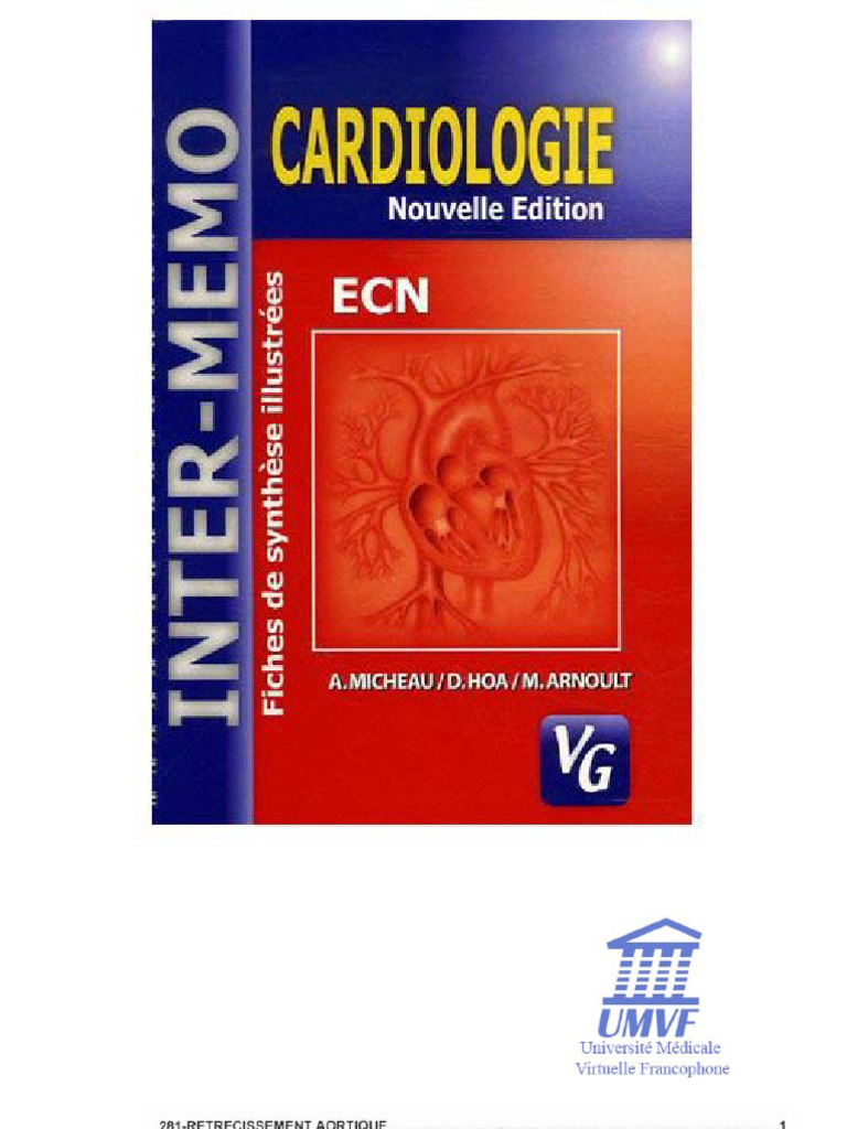 Cardiologie Inter Memo | PDF