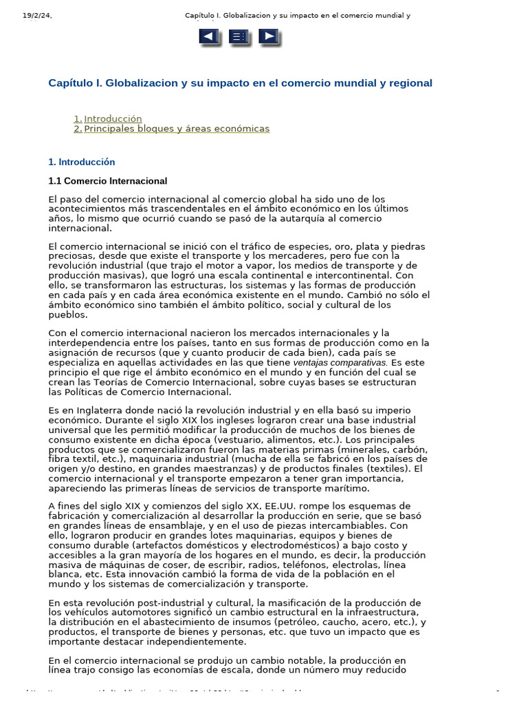 Impacto de la Globalización en el Comercio | PDF | Business | El ...
