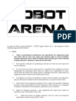 Regulamento - Robot Arena