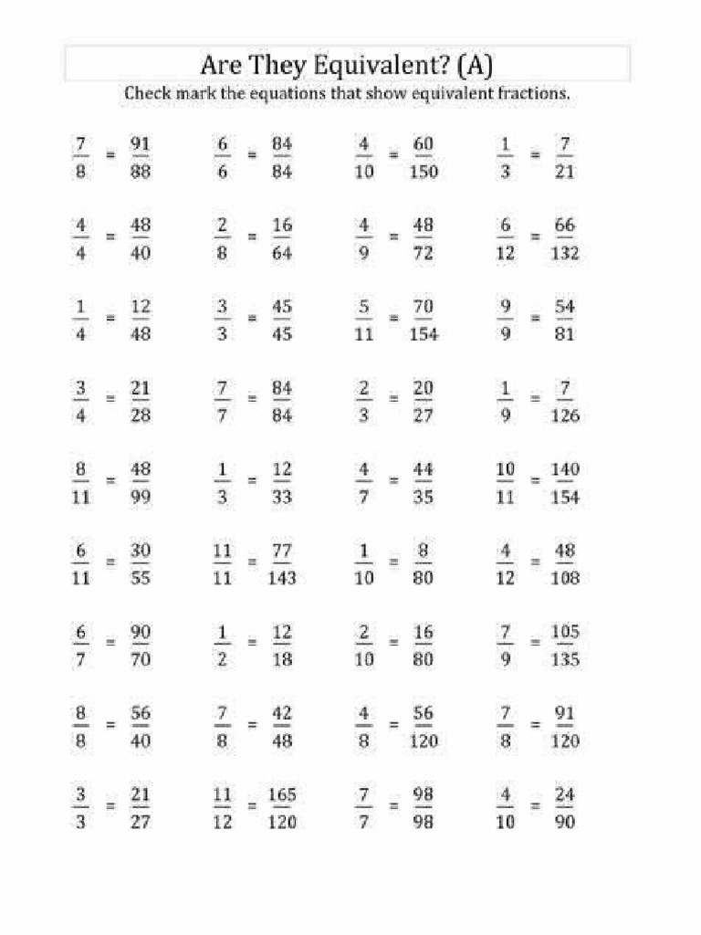 Mathworksheets Sixth Grade | PDF