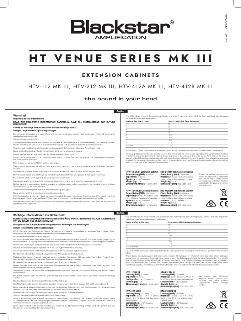 202405M 1 HTV MK Iii Ext Cab Quickstart Guide | PDF