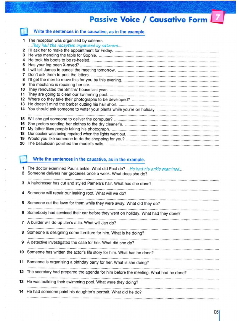 Prefirst Have STH Done Exercises | PDF