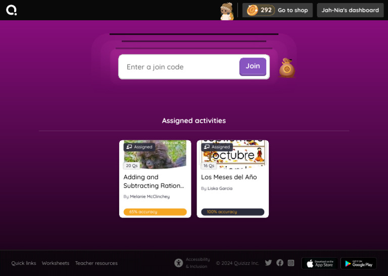 Join My Quizizz Enter Code