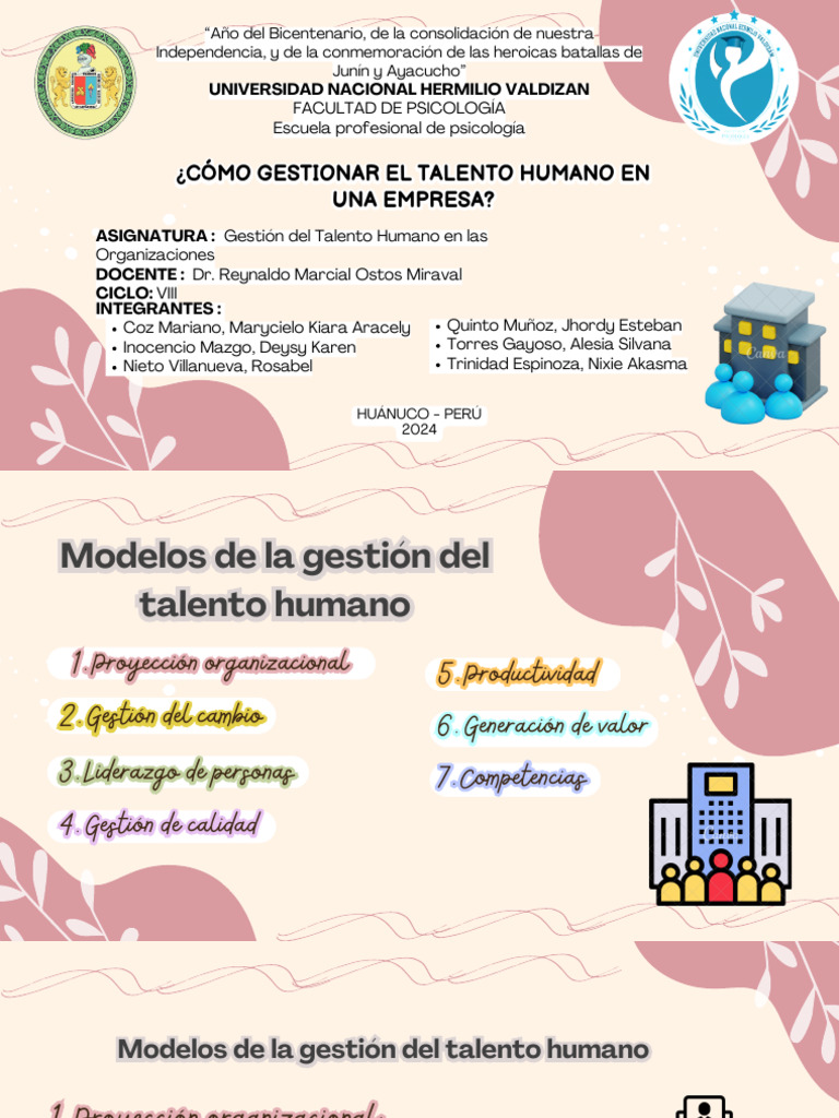 ¿Cómo Gestionar El Talento Humano en Una Empresa | PDF