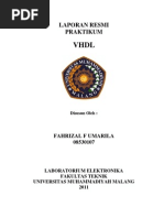 Download LAPORAN RESMI PRAKTIKUM VHDL by Fahrizal Umarila SN76652833 doc pdf
