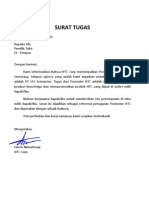 Surat Tugas Prom, SMRG