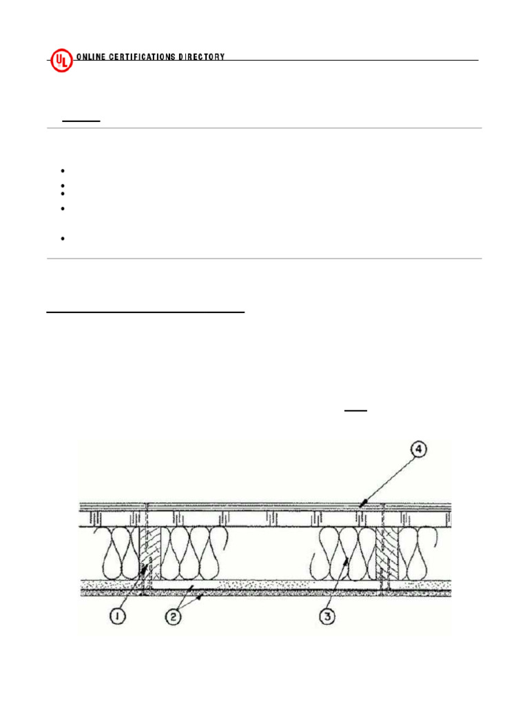 Design No. V303: BXUV.V303 Fire Resistance Ratings - ANSI/UL 263 | PDF