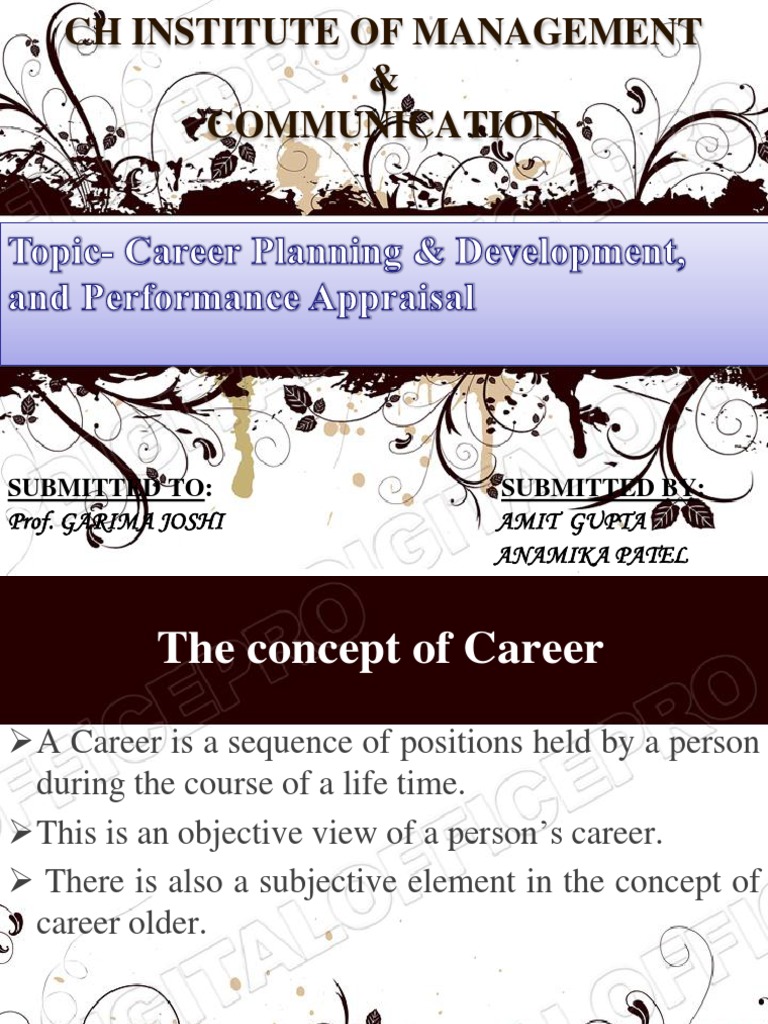Career Planning and Performance Appraisal Guide | PDF