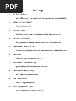 xan's lists 2021
