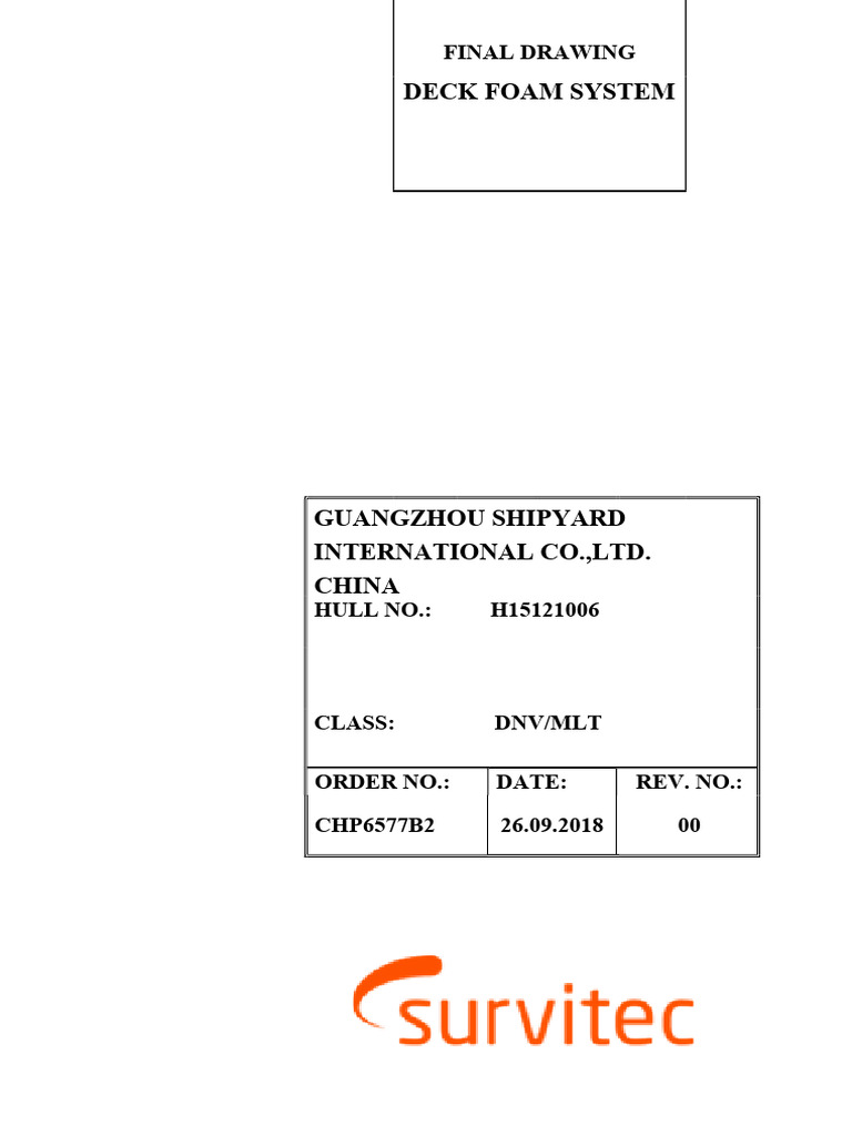 Kidde Kidde AFFF Deck Foam System