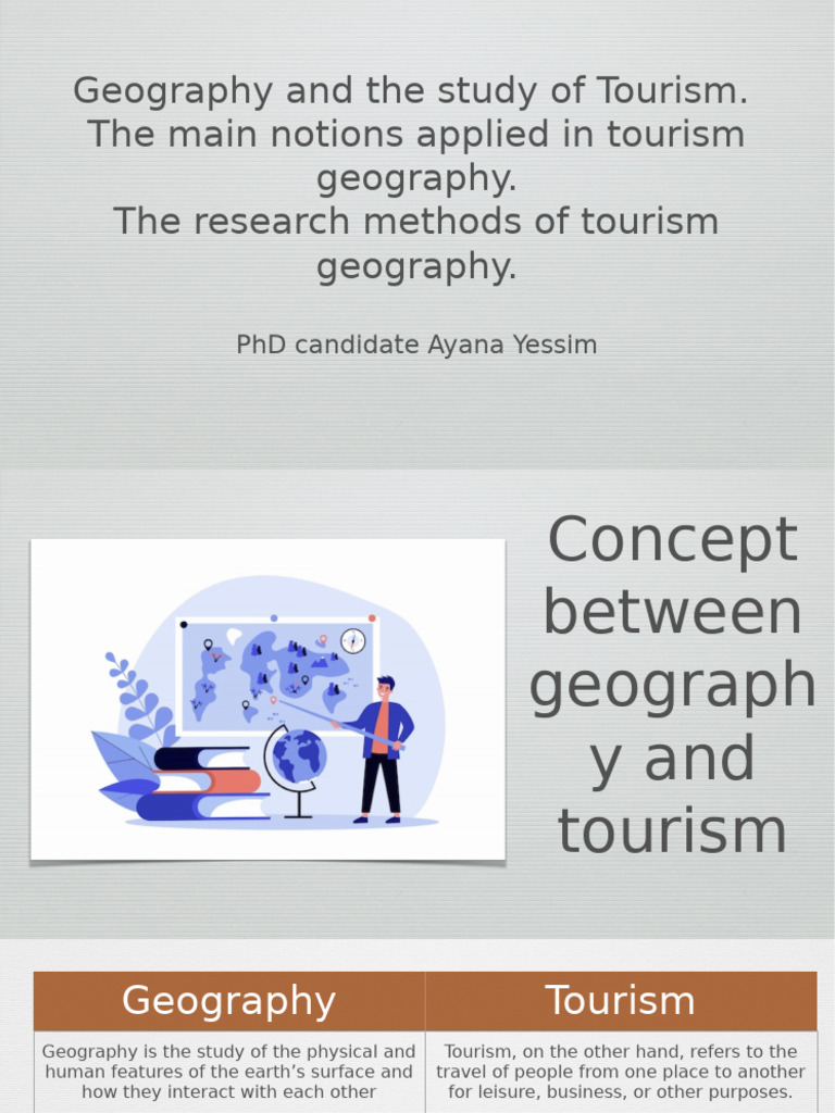 Tourism Geography Lecture Pdf