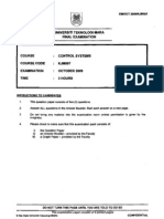 Universiti Teknologi Imara Final Examination: Confidential EM/OCT 2009/KJM597