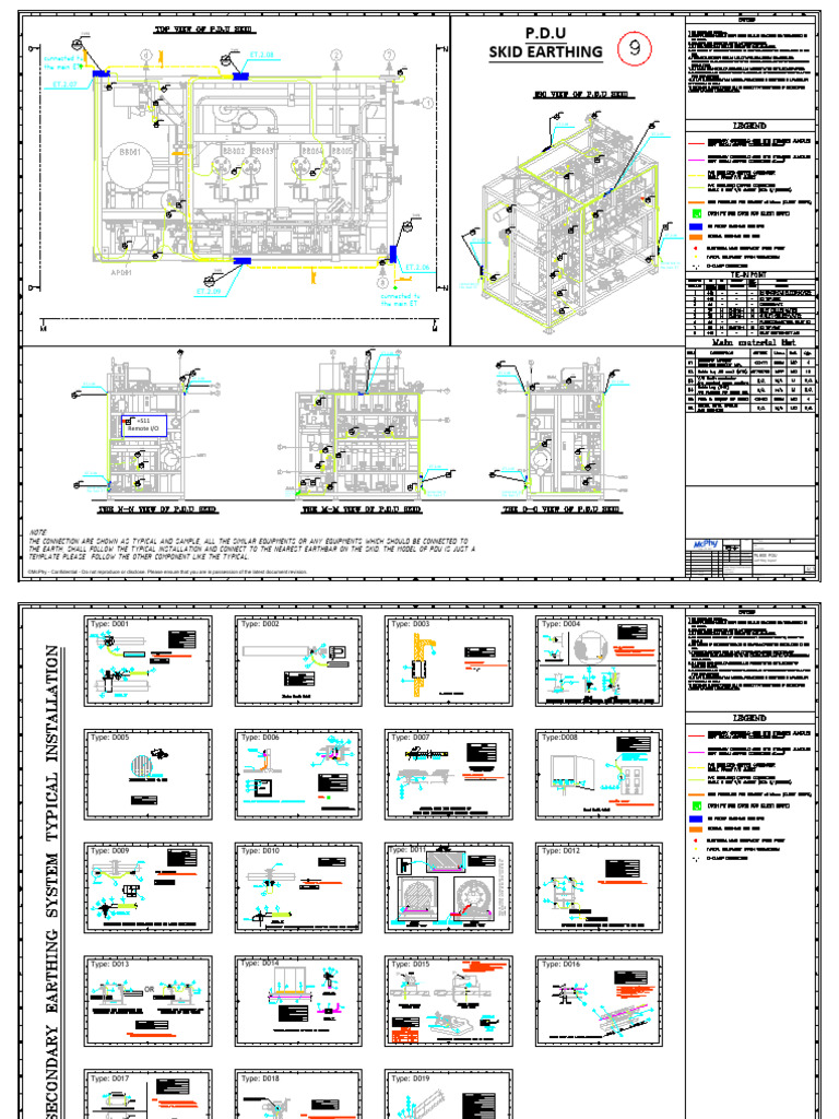 (P8) PDU Skid Earthing ML800 | PDF