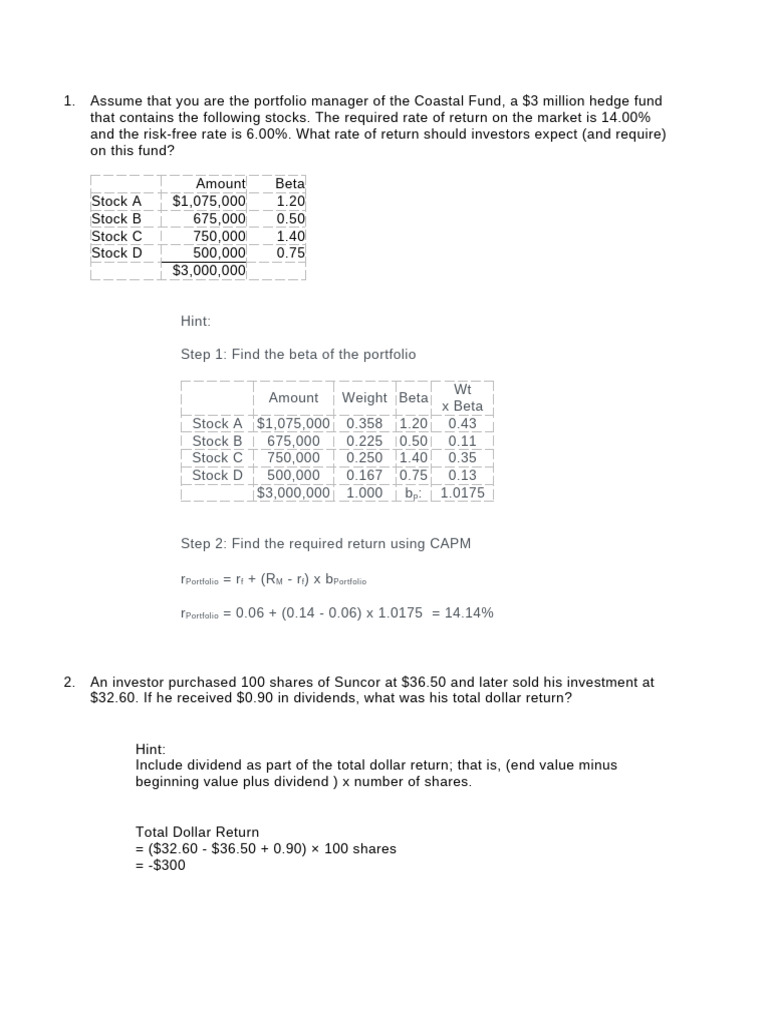 Practice Questions - Chapter 7 - New | PDF