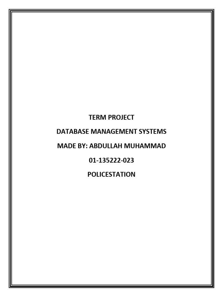 Term Project | PDF
