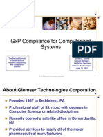 GXP Compliance For Computerized Systems: David L. Stone