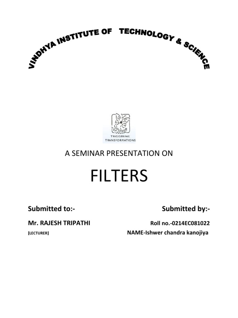 A Seminar Presentation On | PDF | Technology & Engineering