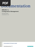 IEEE 802.1X Configuration Management