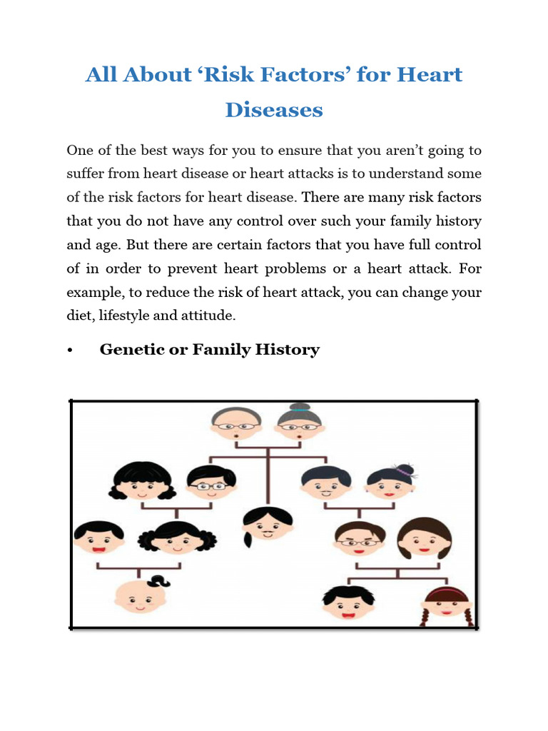 All About Risk Factors For Heart Diseases | PDF | Cardiovascular ...