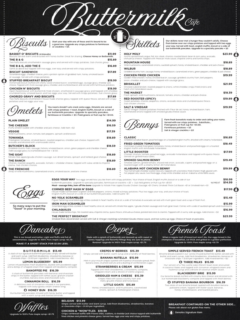 Buttermilk New Menu 4.9.24 Final | PDF
