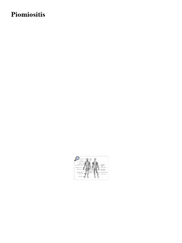 Piomiositis | PDF