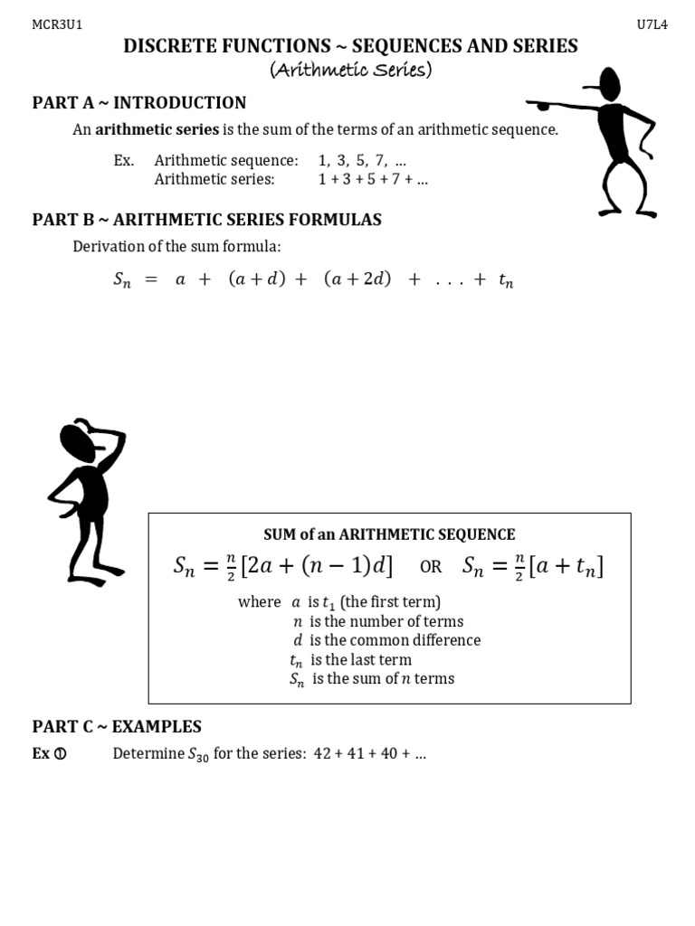 7.5 Arithmetic Series | PDF