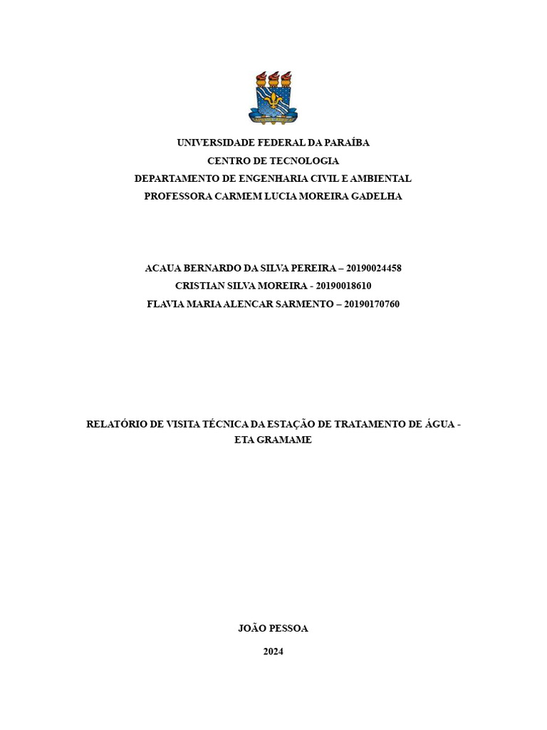 Relatório - ETA | PDF